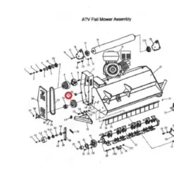 Reimskive Til Beitepusser AT120 MFP120.00.107 13 Reimskive Til Beitepusser AT120 MFP120.00.107 -Møbler Salgsbutikk org 20080 06