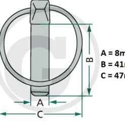 Orepinne 8mm -Møbler Salgsbutikk org 20488