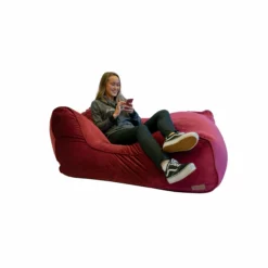 Dyprød Fløyel Trekk Til Sittesekk -Møbler Salgsbutikk org DSC07023 Edit2 scaled