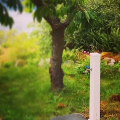 Endestolpe Til Stakittgjerde Lothe -Møbler Salgsbutikk org Ende20med20vannkrane1