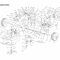 Støttefot Pos.16 Til Krattknuser 66 Cm -Møbler Salgsbutikk org HGC66020explosion20drawing1 scaled