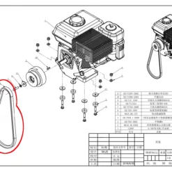 Reim 17X838 Li (SB34,5) Konisk Til Fliskutter CPG5-25 & Minidumper SF2610A -Møbler Salgsbutikk org Reim2017X83820Li20SB34520Konisk20til20Fliskutter20CPG5 252020Minidumper20SF2610A