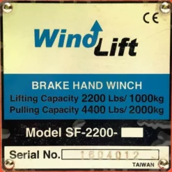 Manuell Vinsj 2000 Kg 15 Meter Syrefast Vaier -Møbler Salgsbutikk org Vinsj20MARINE20med20syrefast20vaier20Artikkelnr2018022 05