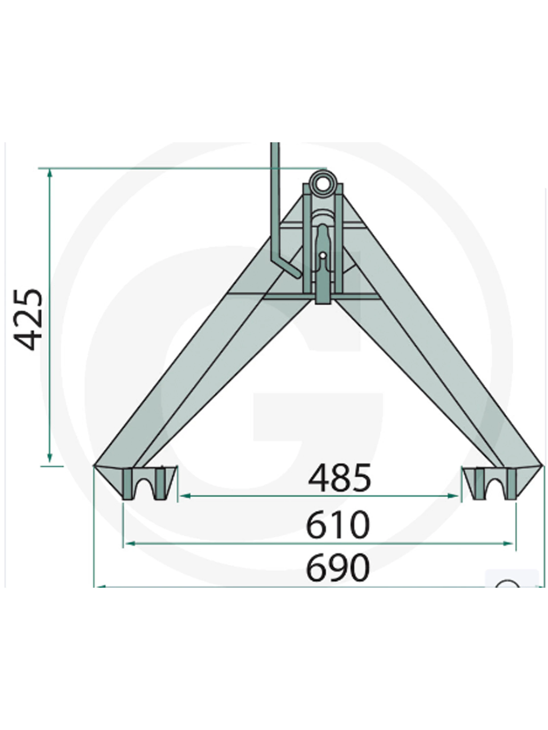 A-ramme Kat.komunal Traktordel 22 A-ramme Kat.komunal Traktordel - Bilde 20