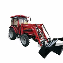 Frontlaster Fel-400KS Med Skuffe Montert På Traktor