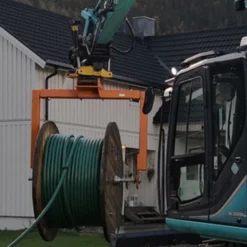 K34 Løfteåk For Tromler 8 Tonn S60 Til S90 Feste Med Rotator -Møbler Salgsbutikk org lofteaak kabeltrommel k34 gravemaskin 08