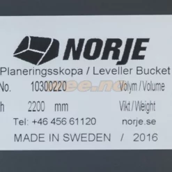 Planeringskuffe Norje Med Trima/SMS Til Traktor - Hjullaster Mm 10300220 -Møbler Salgsbutikk org skuffer.no20656 011