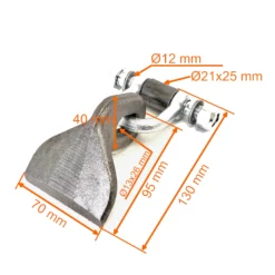 Slegge Med Sjakkel, Bolt Og Foring TC1 Krattknuser -Møbler Salgsbutikk org slegge sjakkel tc1 krattknuser 08