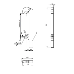 Sveiseplater SMS/TRIMA Kobling -Møbler Salgsbutikk org sveiseplater sms trima 03
