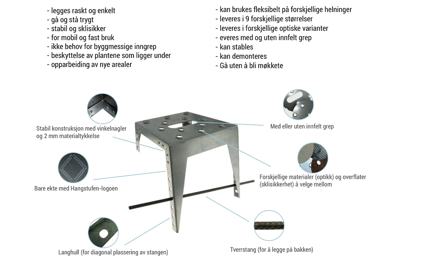 Trapp Hardanger 20x38 Cm 4 Trapp Hardanger 20x38 Cm - Bilde 2