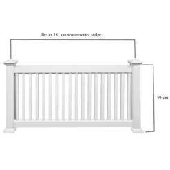 WeeGjerdet Sørvåg Rekkverk 180 Cm -Møbler Salgsbutikk org weegjerdet sorvaag 20